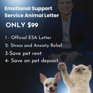 Emotional Support Service Animal Letter